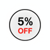 5% OFF on online payments